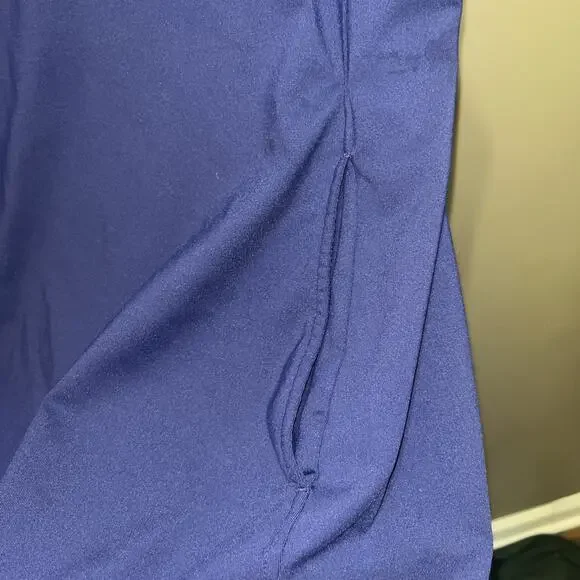 Tommy Bahama Dress Womens Navy Blue Midi Sleeveless Golf Size L - Picture 5 of 9